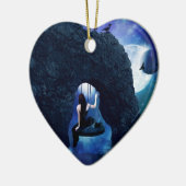 Astralansicht-Verzierung Keramikornament (Links)