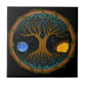 Astralbaum des Lebens Fliese (Vorderseite)