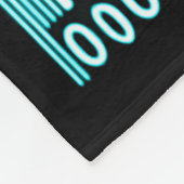 Astraldämon-Barcode 666 Fleecedecke (Ecke)