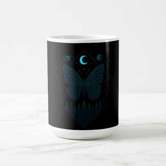 Astraler Schmetterling - Kosmische Schönheit Kaffeetasse (Mittel)