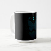Astraler Schmetterling - Kosmische Schönheit Kaffeetasse (Vorderseite Links)