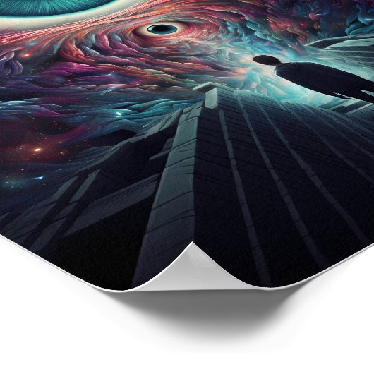 Astralgie optische Illusion Poster (Ecke)