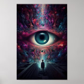 Astralgie optische Illusion Poster (Vorne)