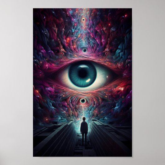 Astralgie optische Illusion Poster (Vorne)