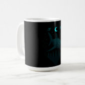 Astralhai - Kosmischer Ozean-Räuber Kaffeetasse (Vorderseite Links)