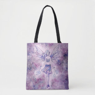 Astralina Niedlich Lila Fairy Fantasy Illustration Tasche