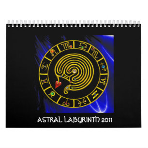 ASTRALlabyrinth-GOLDtierkreis-DIAGRAMM Astrologie Kalender
