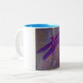 Astralnachglut-Libelle Zweifarbige Tasse (Vorderseite Links)