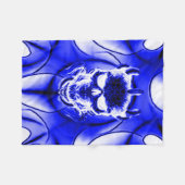 Astralphantomschädel Fleecedecke (Vorderseite (Horizontal))
