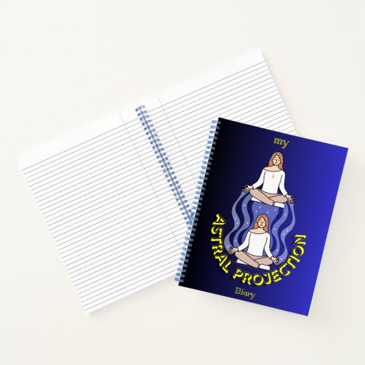 Astralprojektionstagebuch Notizblock (Innenseite)