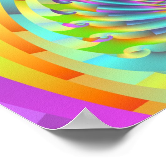 Astralspirale Poster (Ecke)