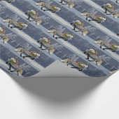 Astrid das isländische Holiday Pferd Geschenkpapier (Ecke)