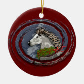 Astrid Icelandic Mare für Ferien Keramik Ornament (Vorne)
