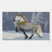 Astrid Islandpferd für Urlaub Rechteckiger Aufkleber (Vorderseite)