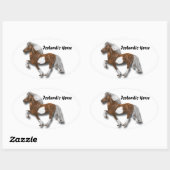 Astrid Ovaler Aufkleber (Blatt)