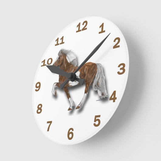 Astrid Runde Wanduhr (Winkel)