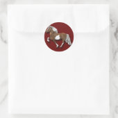 Astrid Runder Aufkleber (Tasche)