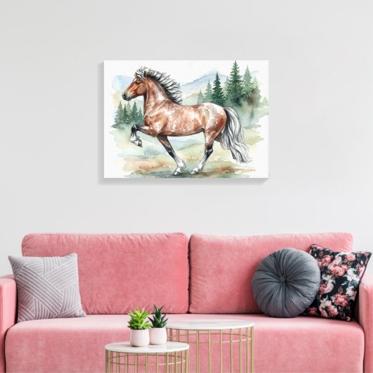 Astrid Tolting Icelandic watercolor Leinwanddruck (Insitu (Wohnzimmer))