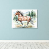 Astrid Tolting Icelandic watercolor Leinwanddruck (Insitu (Holzboden))