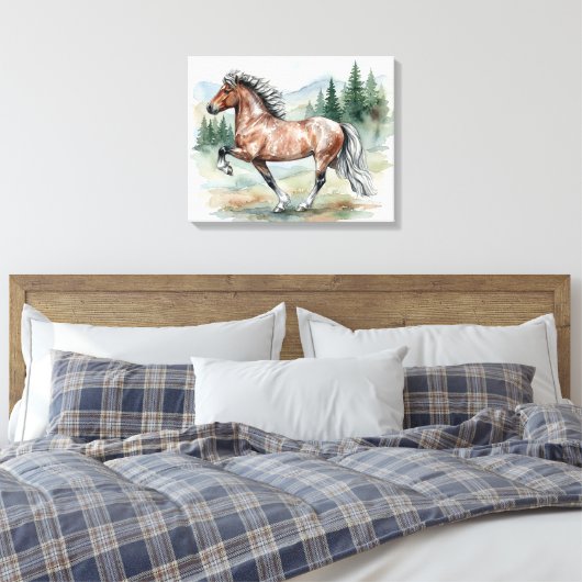 Astrid Tolting Icelandic watercolor Leinwanddruck (Insitu (Schlafzimmer))