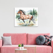 Astrid Tolting Icelandic watercolor Leinwanddruck (Insitu (Wohnzimmer))