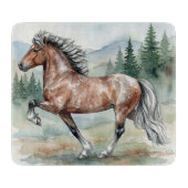 Astrid Tolting Icelandic watercolor Schneidebrett (Vorderseite)