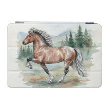 Astrid Tolting Isländisches Pferd Aquarell