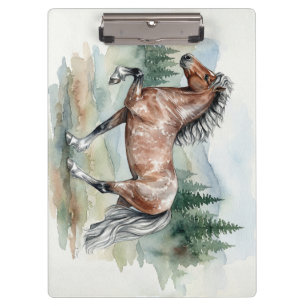Astrid Tolting Isländisches Pferd Aquarell Klemmbrett