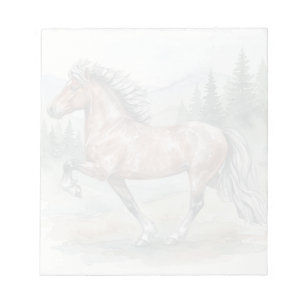 Astrid Tolting Isländisches Pferd Aquarell Notizblock