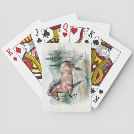 Astrid Tolting Isländisches Pferd Aquarell Spielkarten