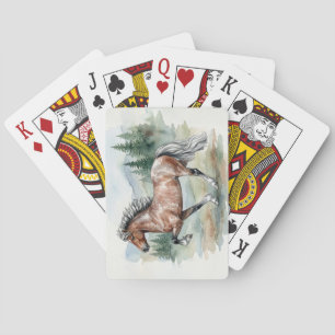Astrid Tolting Isländisches Pferd Aquarell Spielkarten