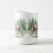 Astrid Watercolor Icelandic Horse Kaffeetasse (Mittel)