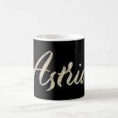 Astrid white gold Handwriting Tasse Kaffeetasse (Mittel)