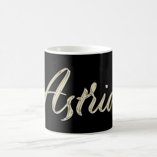 Astrid white gold Handwriting Tasse Kaffeetasse (Mittel)