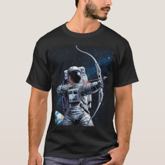 ASTRO ARCHER - Astronaut mit Bow und Pfeil T-Shirt