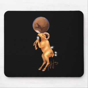Astro Aries Mars Zodiac Mousepad