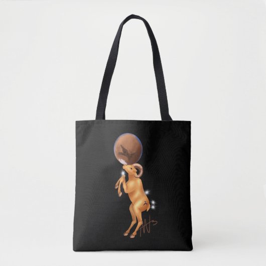 Astro Aries Mars Zodiac Tasche (Vorderseite)