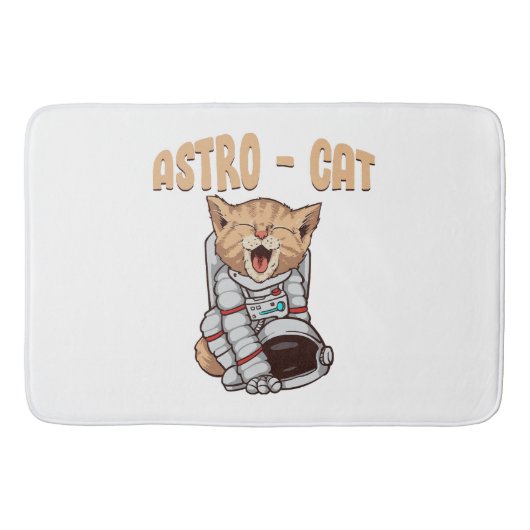 Astro Cat Badematte (Vorderseite)
