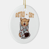 Astro Cat Keramik Ornament (Rechts)