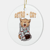 Astro Cat Keramik Ornament (Links)