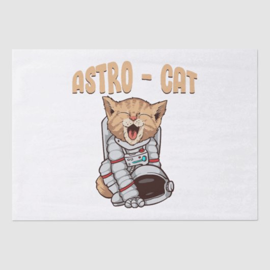 Astro Cat Seidenpapier (Vorderseite)