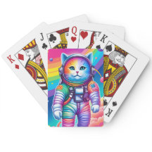 Astro-Cat-Spielkarten