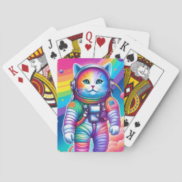 Astro-Cat-Spielkarten Spielkarten