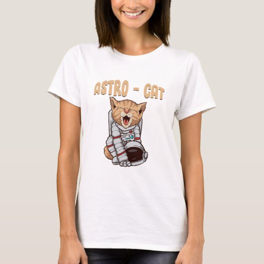 Astro Cat T-Shirt (Vorderseite)
