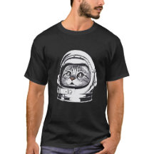Astro Cat Unisex T - Shirt | Space Age Cat T-Shirt