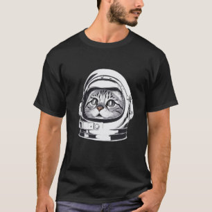 Astro Cat Unisex T - Shirt Space Age Cat T-Shirt