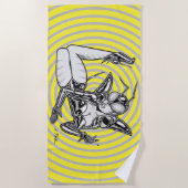 Astro Creeps™: Insectra™ Strandtuch (Vorderseite)