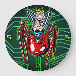 Astro Creeps™: Madam Mechanism™ Große Wanduhr