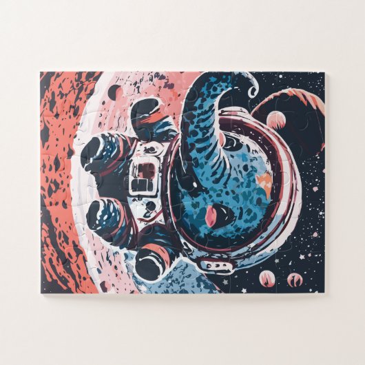 Astro Elephant Puzzle (Horizontal)