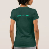 Astro gead geo-LIQUID SKY NYC Back Print T-Shirt (Rückseite)
